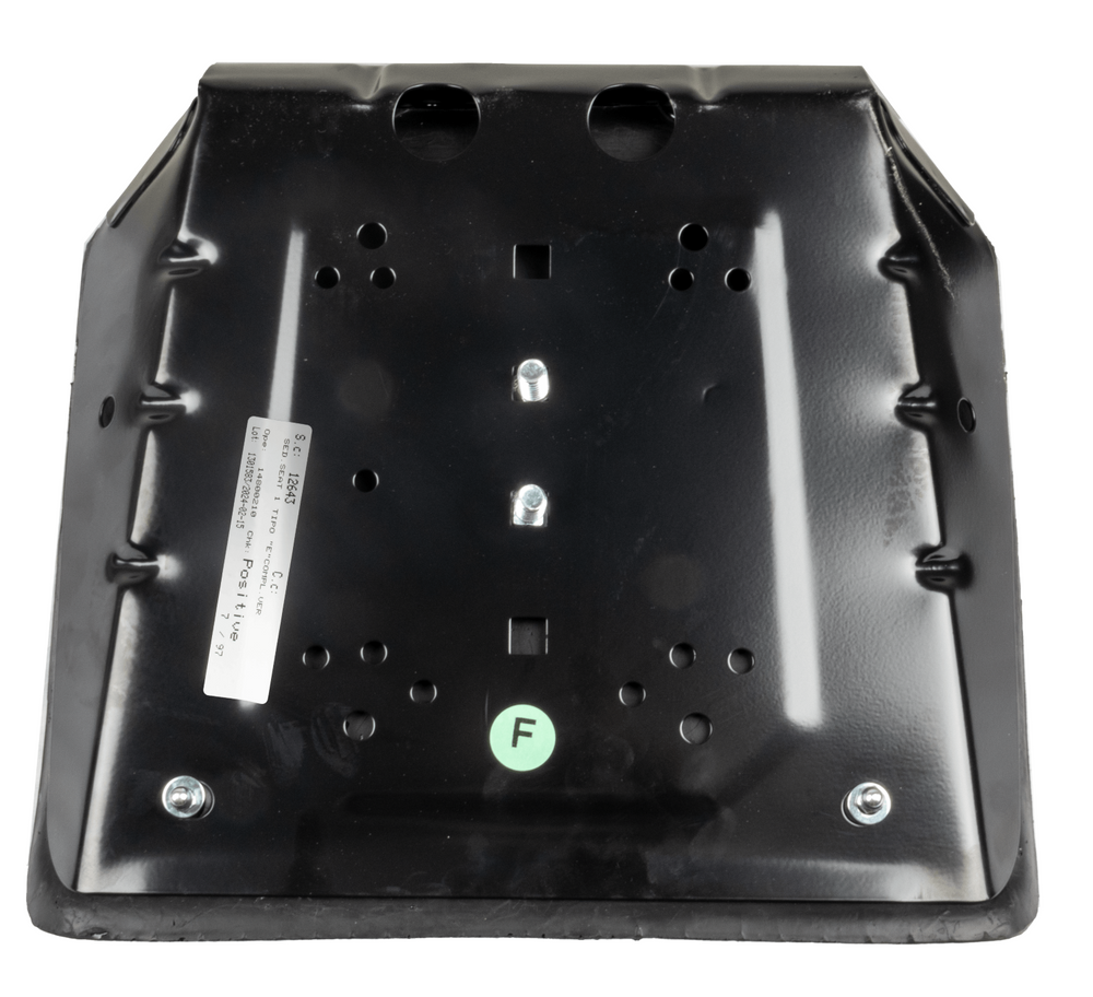 Sedile Seat 1 tipo E in poliuretano autopellante nero - Seat Industries