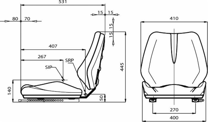 Sedile garden serie Small - Seat Industries