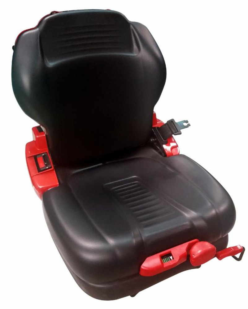 Sedile Komodo in sky nero con sospensione meccanica e microswitch - Seat Industries