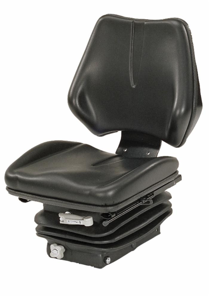 Sedile Small in sky nero con sospensione meccanica - Seat Industries