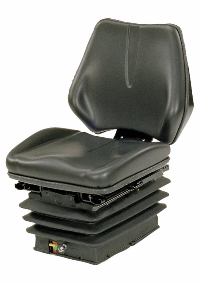 Sedile Small in sky nero con sospensione pneumatica - Seat Industries
