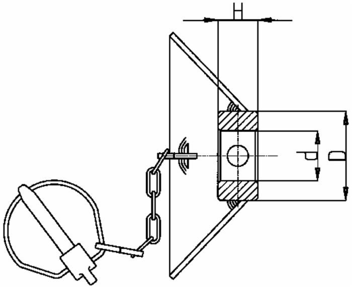 Cono guida terza cat. 64x72mm Ø 37mm - Ama