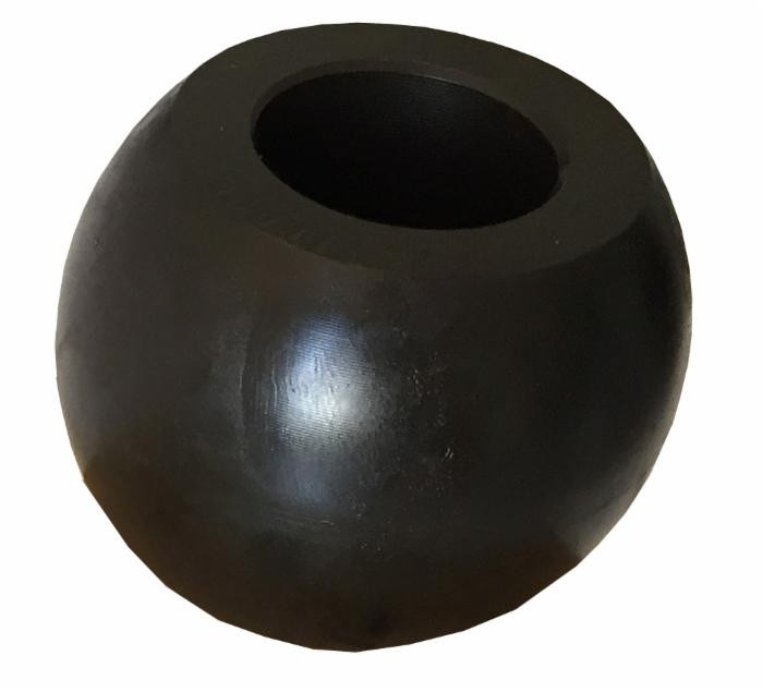 Rotula per ganci inferiori Ø 56x45mm con foro Ø 28mm Black Line - Ama