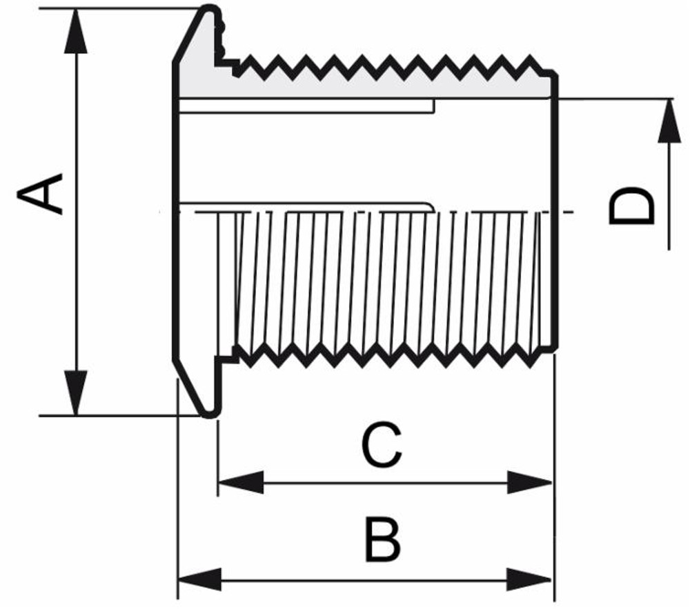 Bocchettone di scarico G2" - Arag