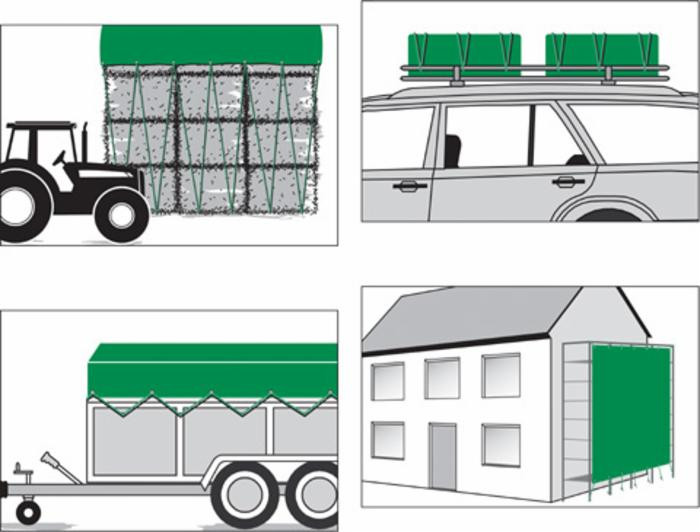 Telo verde multiuso 100g 2x3m - Ama
