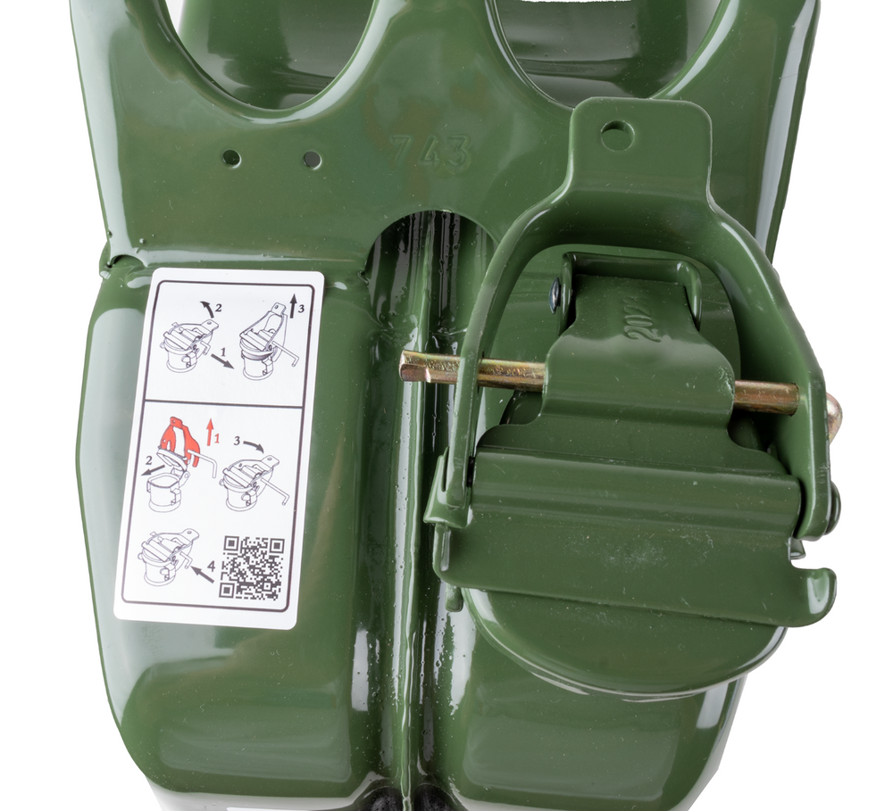 Tanica per carburante in metallo da 20L omologata TUV - Ama