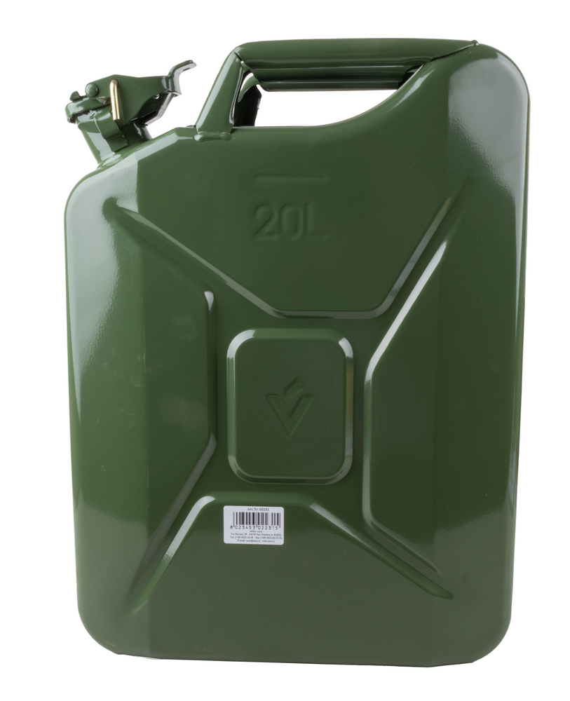 Tanica per carburante in metallo da 20L omologata TUV - Ama