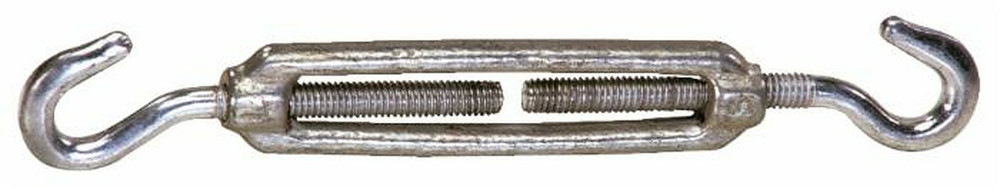 Tenditore a due ganci in acciaio con Ø filetto 3/8" e l minima = 204mm - Ama