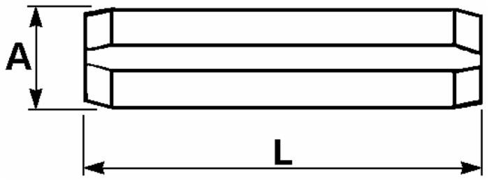 Spina elast,uni 6873 14 x 100 - Ama