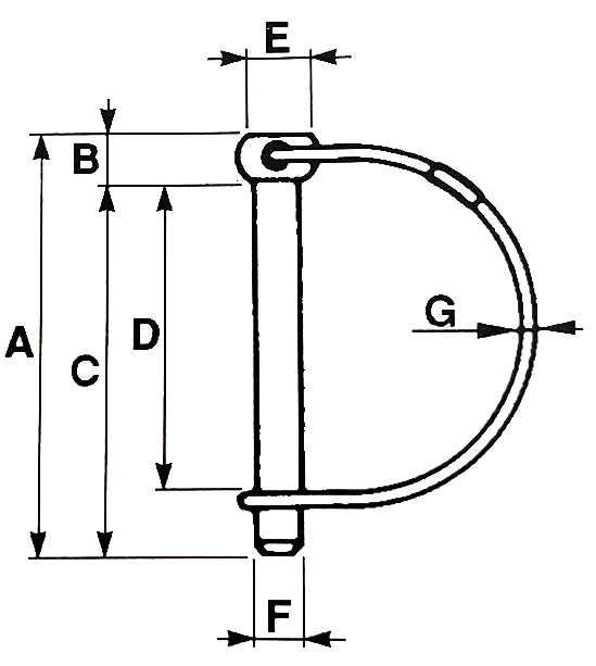 Spinotto motozappa ø6,5x50mm - Ama