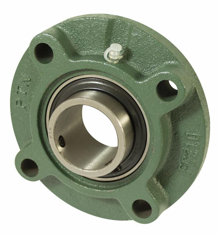Supporto a flangia tonda autoallineante UCFC 210 con cuscinetto Ø 50mm - Ama