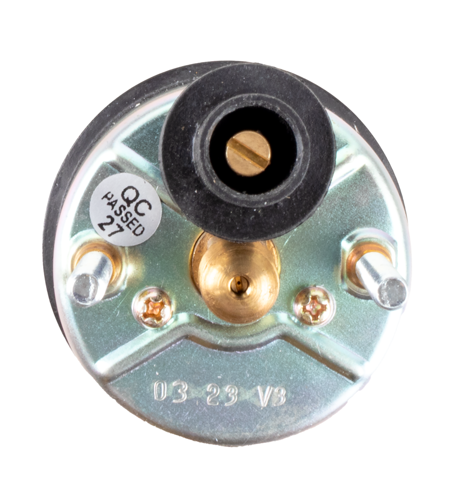 Manometro olio motore analogico 0-8bar filettatura 1/8" conico - Ama