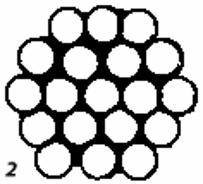 Fune sporoidale in acciaio zincato ø1,9mm 19 fili - Ama