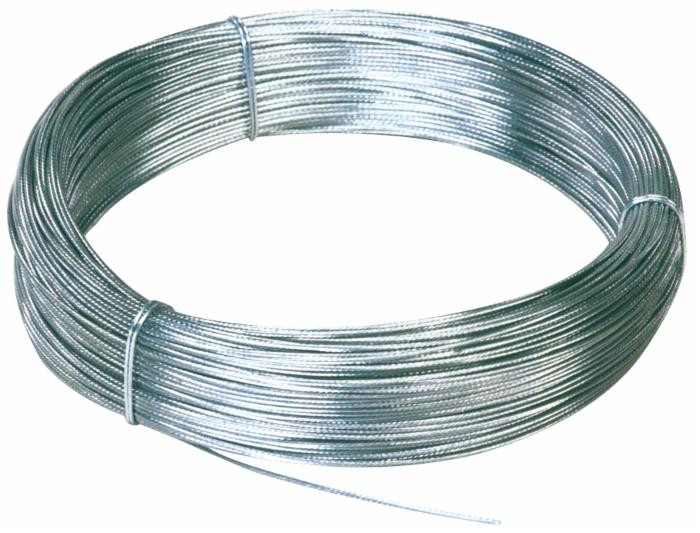 Fune con anima tessile in acciaio zincato ø 8mm 42 fili - Ama