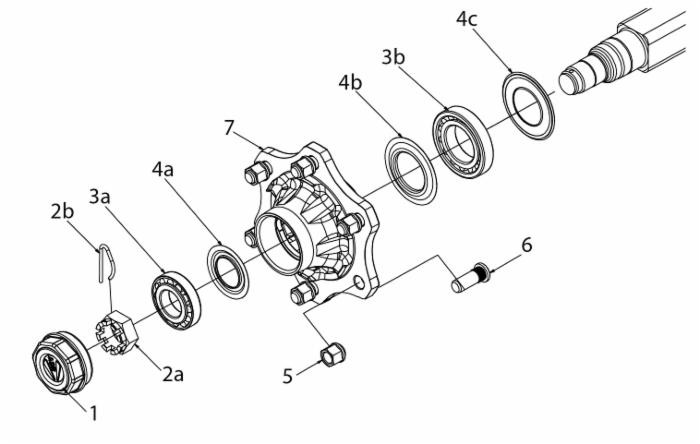 Semiasse senza freno Q60 a 6 fori l=200mm - Adr