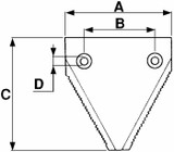 Sezione rigata svasata sopra adattabile al riferimento originale G&S 1431/036R-158120V - Ama