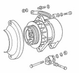 Alternatore adattabile a rif,Cnh 4808498,14V - 45A con regolatore - Ama