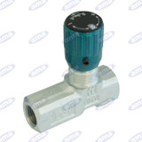 Regolatore di flusso unidirezionale da 1/2" in acciaio - Tognella