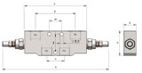 Valvola di blocco e controllo discesa doppio effetto 1/2" - Ama Refluid