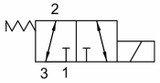 Valvola elettrica a 3 vie 24VDC 12 litri - Ama Refluid