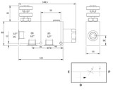 Valvola prioritaria regolabile da 1/2" - Ama Refluid