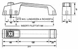 Maniglia per cabina trattore in plastica dx-sx con chiave - Ama