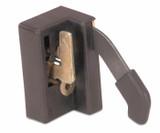 Serratura universale cabine con copertura nera dx leva piegata - Ama