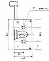 Serratura universale destra - Ama