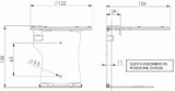 Portabottiglie universale per cabina in acciaio Ø bottiglia 60-90mm - Ama