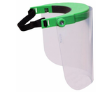 Visiera protettiva in policarbonato da lavoro regolabile con testina parasole - Ama