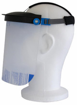 Visiera protettiva regolabile orientamento a 180° conformità alla norma EN 166:2001 protezione ottimale e comfort duraturo - Ama