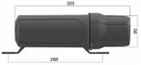Portadocumenti tubolare Tu-Box Big lunghezza 320mm - Seat Plastic