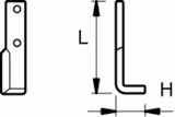 Zappa dx L 246,H 62,foro 10,5 - Ama