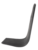 Zappa sx lunga 187 mm profondità 110mm spessore 8mm Ø foro 44mm - Ama