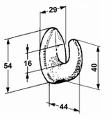 Gancio catena Ø 16mm - Ama