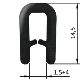 Guarnizione coprilamiera fino a 4mm (5 mt) - Ama