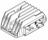 Regolatore di tensione per trattore 12V adattabile al rif. originale Lombardini 7362.298 con spia - Ama