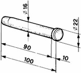 Perno per cerniera "roma" ø 16mm - Ama