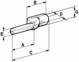 Perno per cerniere ø 8mm - Ama