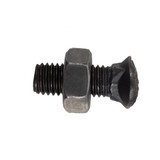 Bullone testa ovale M10x30 con dado - Ama