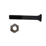 Bullone testa ovale M10x70 con dado - Ama