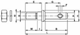 Perno d'attacco ø22-20 m20x1,5 - Ama