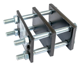 Staffa completa per molla 30x30 trave 80x80 - Ama