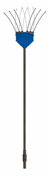 Abbacchiatore elettrico con asta fissa 240cm - No brand