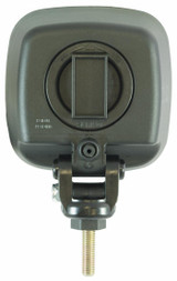 Faro da lavoro alogeno Ama quadrato 124x124mm con luce orientabile - Ama