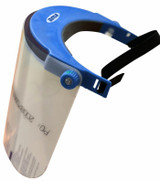 Visiera protettiva azzurra confezione singola - Ama