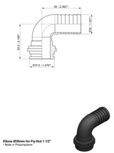 Raccordo portagomma Arag 90° per girello diametro 30mm - Arag