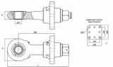 Occhione flangiato con rotula categoria 4 - Ama