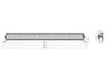 Faro da lavoro a led Ama barra 10-48V 16200LM 180W - Ama