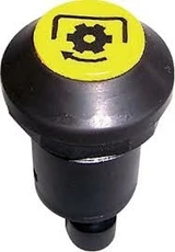Interruttore a pulsante Pneutron giallo simbolo presa di forza PTO - Pneutron